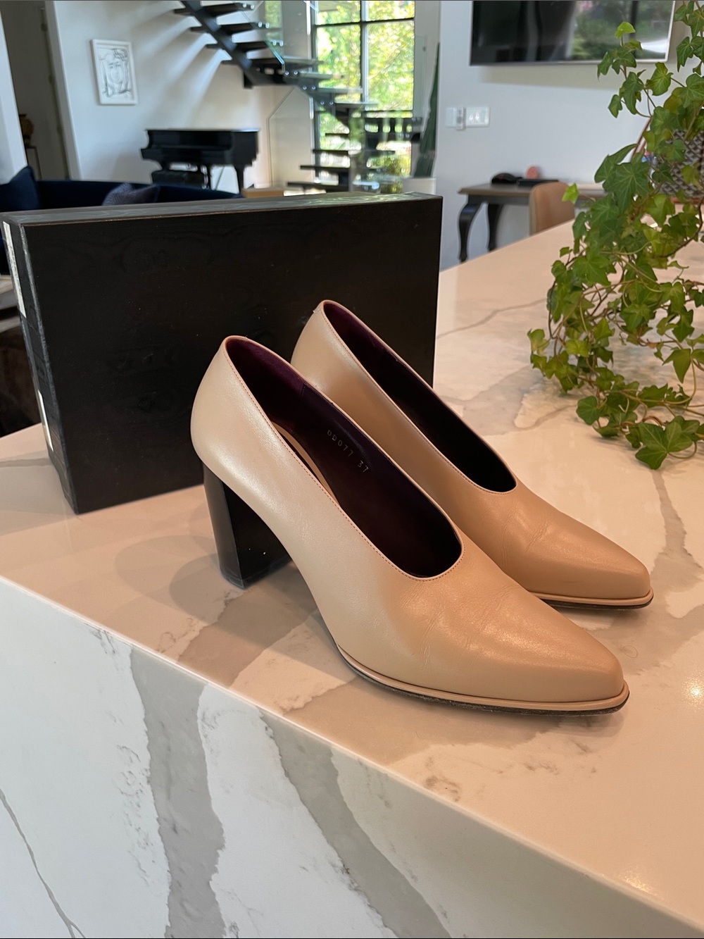 Dries van Noten chunky heel pump